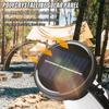 Solar Camping Light USB Rechargeable Outdoor Light Hanging Stepless Dimming Portable Table Lamp for Bar Camping Hiking Emergency