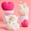 3D Cute DIY Flower Angel Candle Silicone Mold Easter Wing Boy Angel Scented Candle Mould Shell Angel Concrete Cement Gypsum Mold