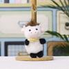 Baby Cow Plush Doll Keyring Soft Cotton Toy For Backpack Decor And Gifts