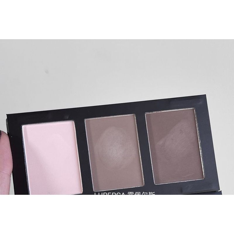 SHELLWE MAKEUP - freya86 Палитра хайлайтеров и контуров из 3 цветов - Luperca