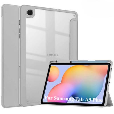Чехол для Samsung A9 Plus 11 дюймов S10 S9 FE 11 Plus 13.1 12.4 Обложка с держателем для карандаша для Galaxy Tab S6 Lite HD Прозрачная задняя крышка