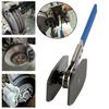 Brake Caliper Tool Universal Disc Brake Piston Caliper Compression Tool with 2 Brake Caliper Hooks Brake Caliper Press 360 Degree Ratchet Brake Tool
