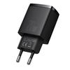 Chargeur Pour Téléphone Mobile - BASEUS - CCXJ-B01 - Type-C Et USB - 20W - Noir
