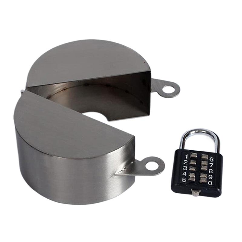 Уличный кран, противоугонный, шланговый кран, вращающийся, железный, запорный, промышленный, газовый баллон, шаровой клапан, безопасность с замком