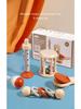 5-Piece Wooden Orff Rattle Set: Soothing Musical Instruments for Baby's Early Education