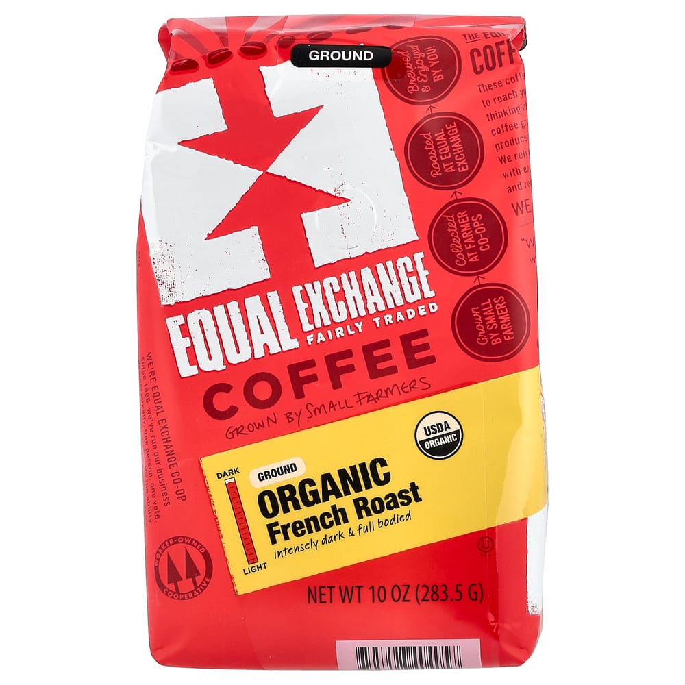 Equal Exchange Coffee French Roast Ground Coffee 283.5g (10oz)
