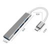 FONKEN USB-концентратор 4 порта Otg Usb C 3,0 разветвитель для Lenovo Xiaomi Macbook Pro зарядка передачи данных металлический удлинитель кабеля для USB-устройств