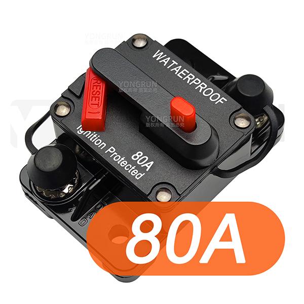 30A To 300A Circuit Breaker Fuse Reset, Car Stereo Inline Fuse Holder, Waterproof Marine Circuit Breaker Reset Fuse 12V-48V DC
