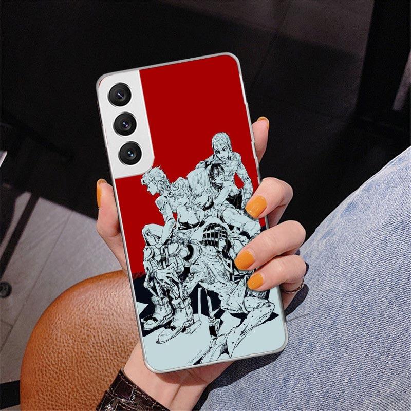 Чехол для телефона JoJo's Bizarre Adventure Golden Wind для Samsung Galaxy S24 S25 Edge S26 Ultra S23 S22 S21 Plus S20 FE + Персонализированный