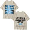 Футболка Billie tee Blue Eyes мужская женская Оверсайз 100% хлопок короткий рукав Летний принт Унисекс топы