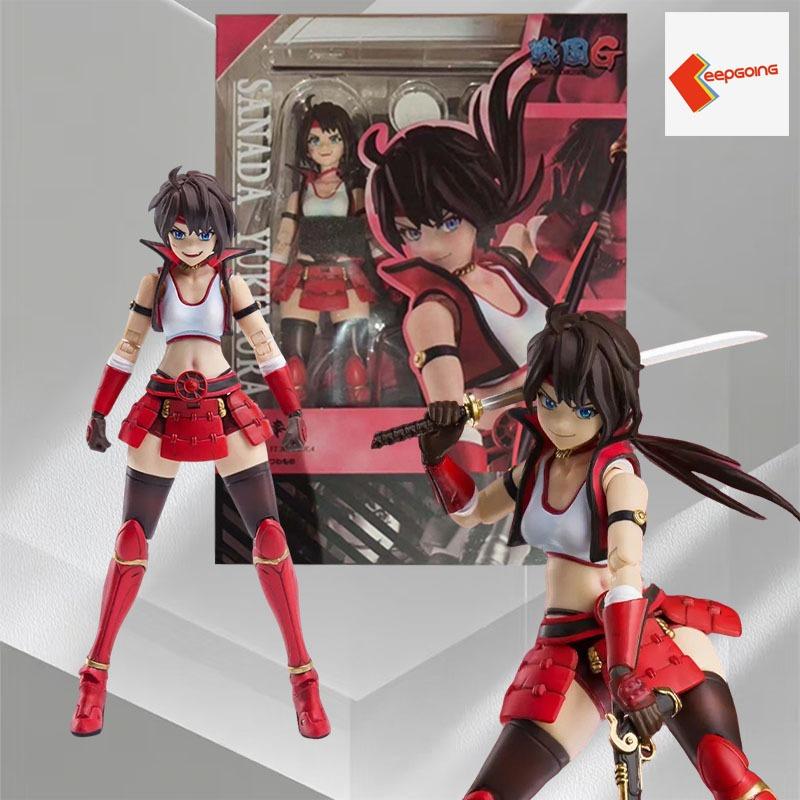 WanZhao toys original box figurine Sengoku G Series Takeda Shingen and Sanada Yukimura Anime figurines PVCABS movable model toys
