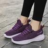 2024 летняя женская обувь из хлопчатобумажной ткани, удобная дышащая повседневная обувь для женщин среднего и пожилого возраста, сетчатая прогулочная обувь для женщин
