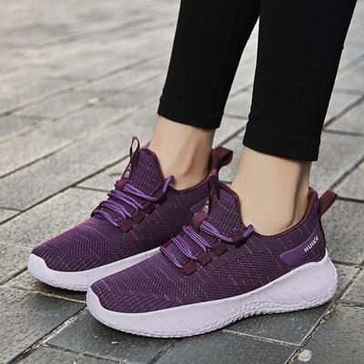 2024 летняя женская обувь из хлопчатобумажной ткани, удобная дышащая повседневная обувь для женщин среднего и пожилого возраста, сетчатая прогулочная обувь для женщин