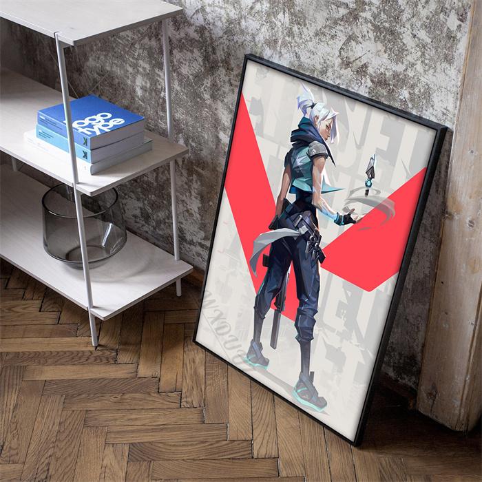 Классические видеоигры Valorant, персонажи аниме, фотографии для гостиной, домашний декор, холст, картина, печать, постеры, подарок