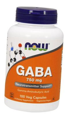 ГАМК, Гамма-аминомасляная кислота, Gaba 750, 100вегкапс (72128048)