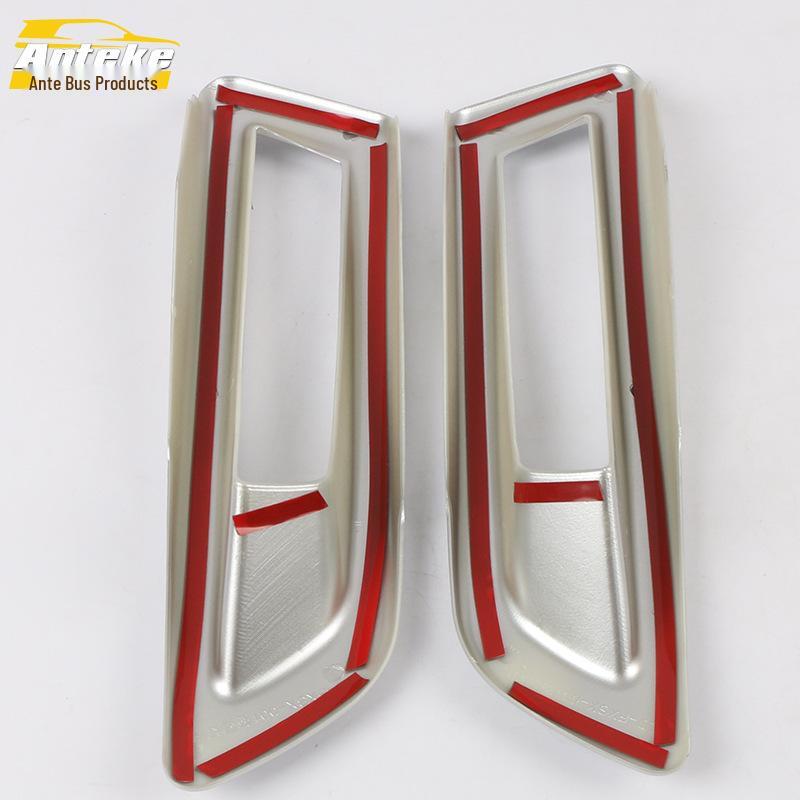 16 Discovery Sport Передняя противотуманная фара Яркое кольцо Бампер Наклейка против столкновений