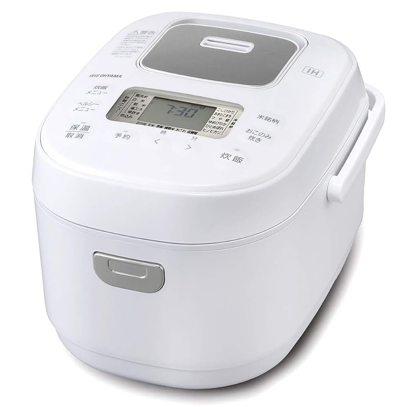 iris ohyama IH rice cooker 3 go IH type 40 brands cooking function extra thick pot brown rice 2020 model white label WLRC-IK30-W