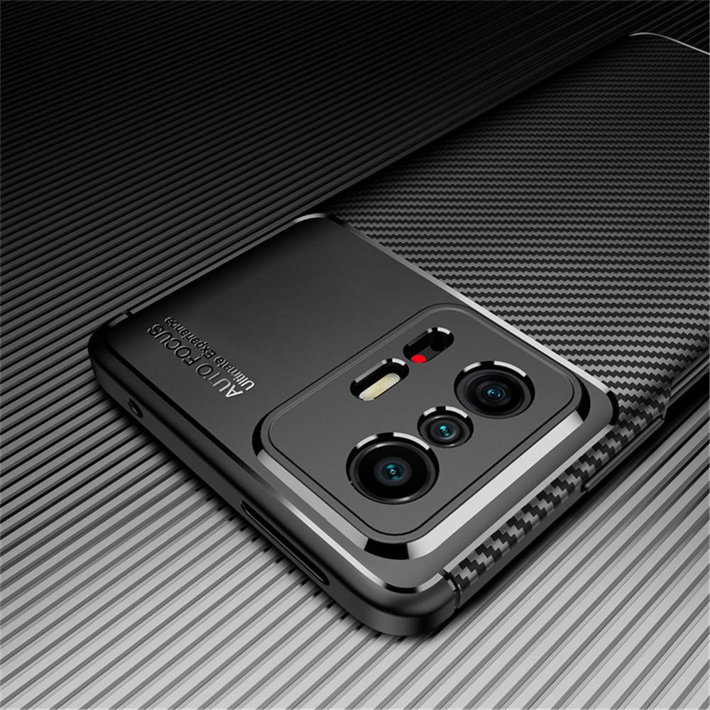 Для Xiaomi 11T Pro чехол из углеродного волокна задняя крышка для Xiaomi11T Mi 11 T 11TPro Mi11T T11 5G защитный бампер для камеры телефона Fundas