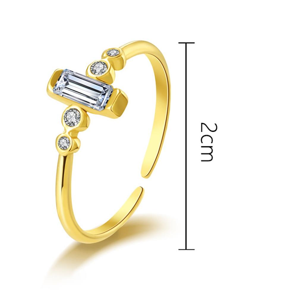 Винтажные кольца с зелеными кристаллами для женщин, позолоченные, из нержавеющей стали, роскошные геометрические кольца Anillos, женские ювелирные изделия, подарки Bague