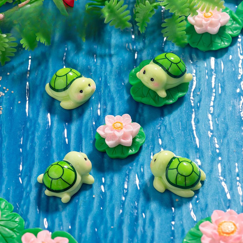 Micro Landscape Cartoon Cute Little Turtle Decoration Diy Accessories Blind Bag Accessories Fish Tank Turtle Decoration