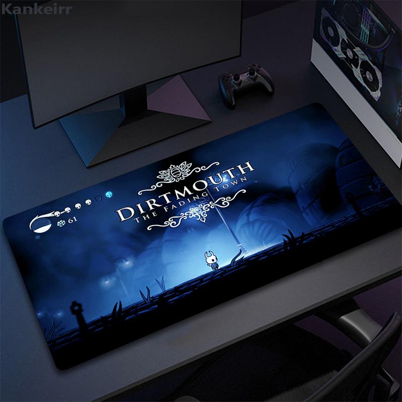 Большой Коврик для Мыши Hollow Knight Коврик для Компьютерного Стола Игровой Коврик для Мыши Коврик для Клавиатуры ПК Расширенный Коврик Ковер для Стола Резиновый Коврик 90X40