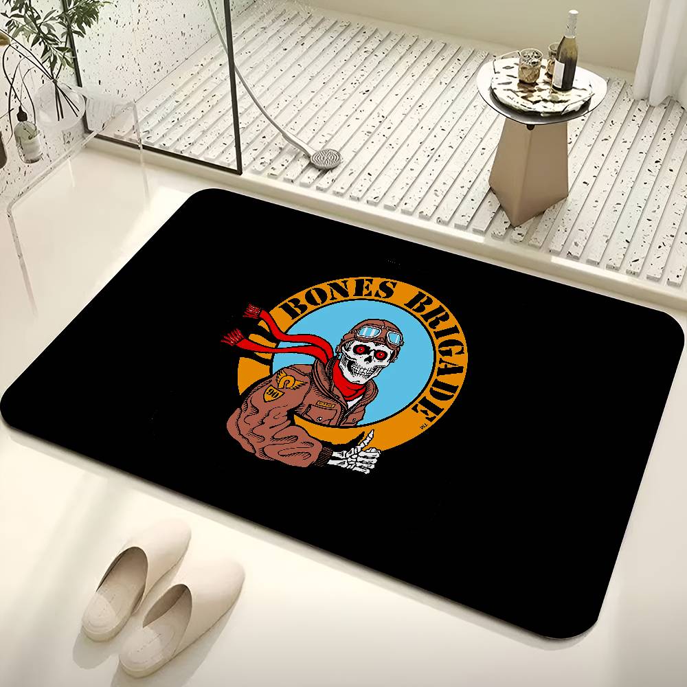 P-Powell P-Peralta Room Mats Anti-slip Absorb Water Long Strip Cushion Bedroon Mat Welcome Doormat