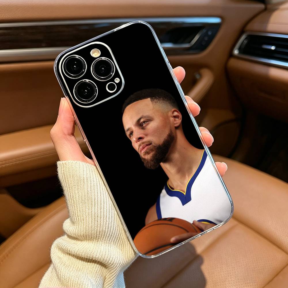 30 Чехол для телефона Stephen- C-Curry для iPhone17,16,15,14,13,12,11 ,Pro Max,16/15/14 Plus Прозрачный чехол