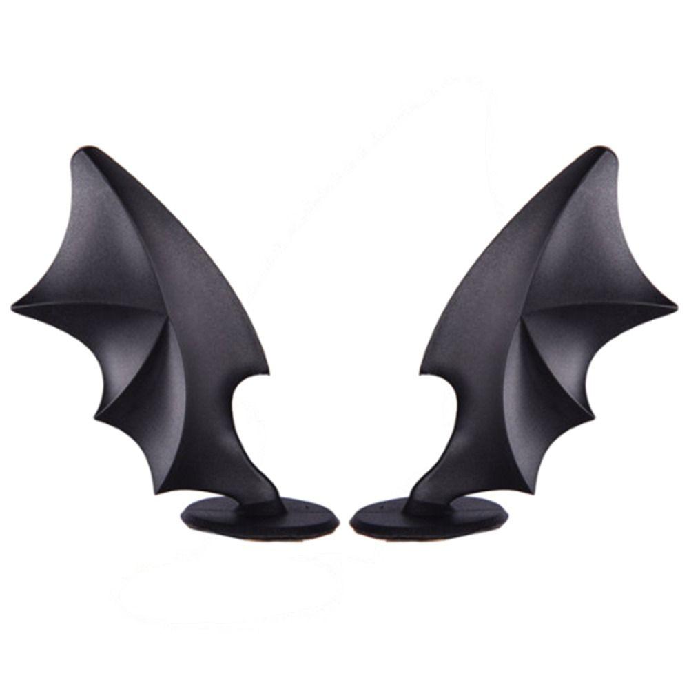 Украшение для шлема велосипедного самоката, мотоцикла, мотобайка, легко установить, наклейки с крыльями ангела и дьявола