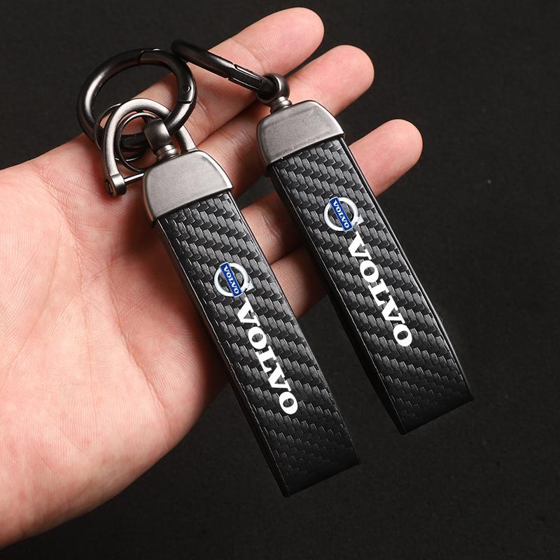 Volvo Car Keychain Zinc Alloy Auto key Ring Pendant For Xc60 Xc90 V40 V60 S60 V50 V90 S80 C40 XC40 V70 XC70 C30 C70 EX90 Rdesign
