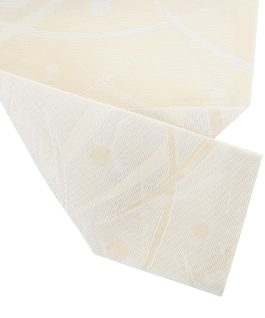 Obi Monsha silk Nagoya Made in x [KYOETSU] [Kyoetsu] (Kimono sash), (patterned fabric), 8-inch wide, obi, Japan, Women's (Tsuyushiba Natural)