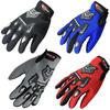 Gloves Black Blue Full Finger Green Plastic Gel Polyester