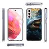 Чехол для телефона «Пасть Глубоководной Злой Акулы» для Samsung Galaxy S25 Edge S24 S23 FE S21 S20 S10 Plus S22 S26 Ultra Прозрачный