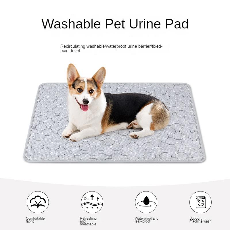 4-слойная высококачественная лежанка для домашних животных, подгузник для домашних животных, многоразовый коврик для мочи у собак, высокоабсорбирующий подгузник, коврик для щенков, мягкий коврик для будки, коврик для кошек