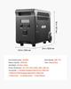 Extra Battery for Portable Power Station, 3840Wh LiFePO4 Extra Expansion Battery with 3 Output Ports for Home Use, Outdoor Camping, Road Trips, RVs,