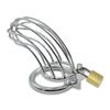 Metal Chastity Lock Device CB Wearing Penis Lock Sex Toy Chastity Lock for Men