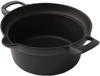 Nanbu Iron Craft Pot 22cm Iron Made In Japan Black Deep-fried 1.8L IC-011
