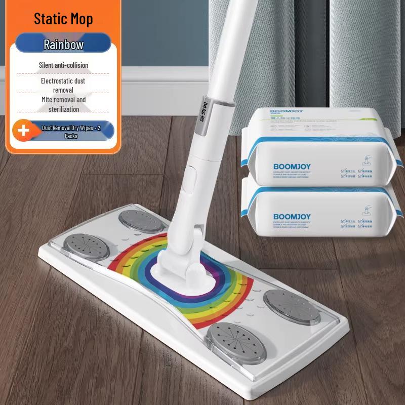 Одноразовые салфетки для швабры Baojia Jie – Бумажные салфетки для пылесоса, Стерилизующие влажные салфетки, Электростатическое удаление пыли для легкой уборки пола дома.