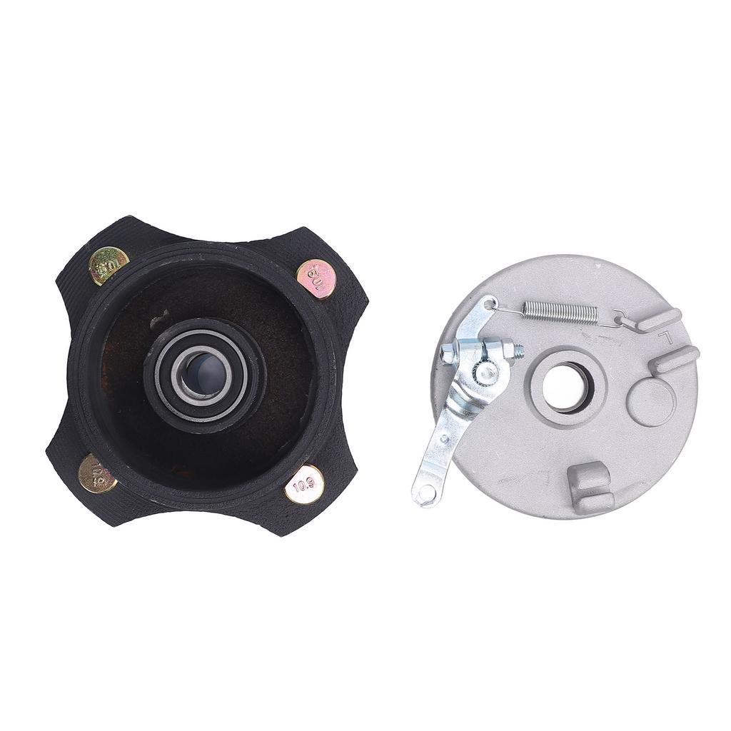 Левый тормозной барабан ступица колеса 17 мм 4xM10 шпильки высокая прочность для 110cc 125cc 150cc квадроцикл картинг UTV