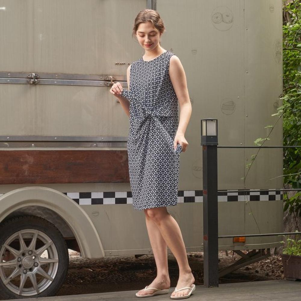 Lipbbam Kreora Nelly Jersey Tie Sleeve Dress Ldm55co01