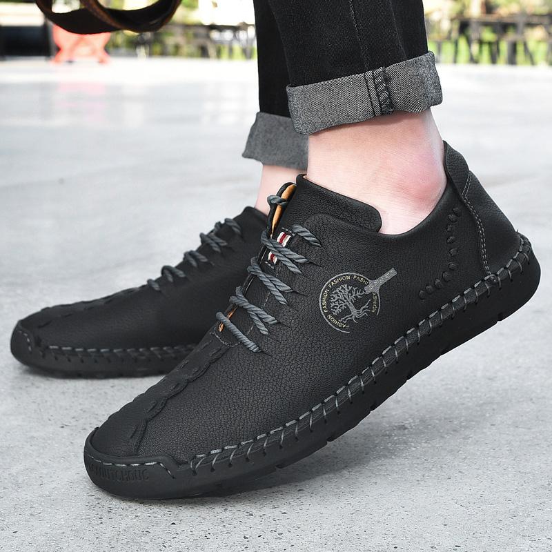 Мужские мокасины зеленые туфли для вождения широкие синие балетки повседневная обувь больших размеров летняя обувь для активного отдыха ручной работы