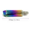 Compatible Exhaust Pipe for Huanglong 600, Little Ninja 250, Yongyuan 350R25/R3, Colorful Hexagonal Scorpion Design