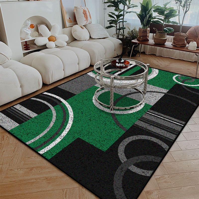 Ковер в скандинавском стиле с линейным узором, большой размер для гостиной, противоскользящий, легко чистится, придверный коврик, мягкий, моющийся, ковер для обеденной зоны