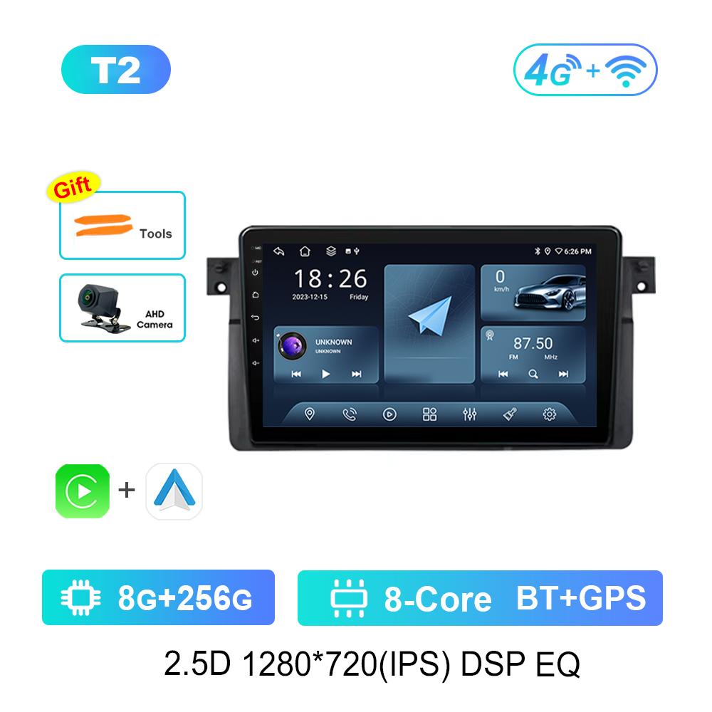 Android Car Radio Multimedia Video Player для BMW E46 M3 318/320/325/330/335 Bluetooth GPS навигация WiFi HD сенсорный экран