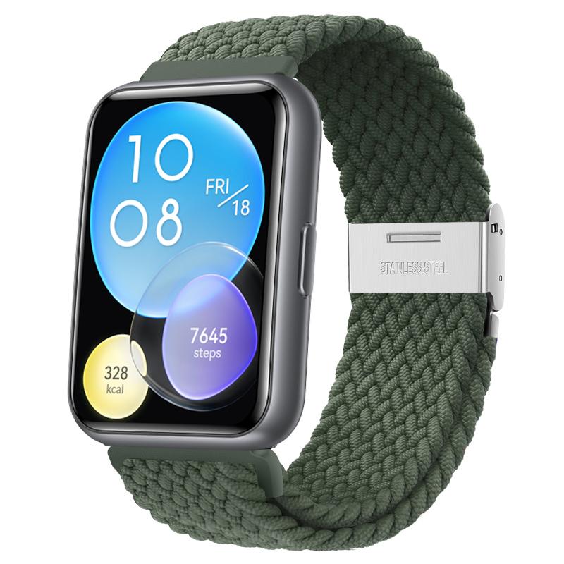 Нейлоновый ремешок для HUAWEI watch fit 2 ремешок для часов аксессуары плетеный solo loop ремешок браслет для HUAWEI watch fit2 новый ремешок