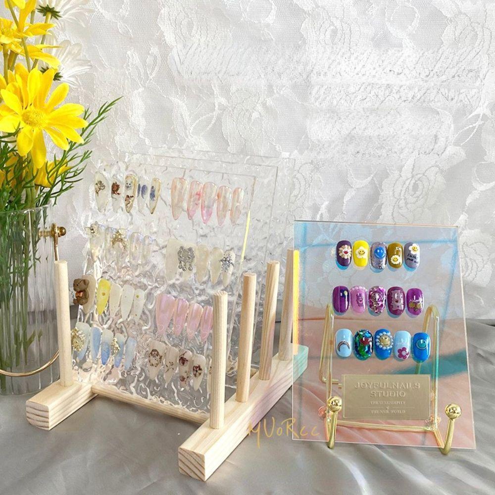 Color Card Display Shelf Nail Art Display Stand Nail Color Palette Nail Showing Stand Board