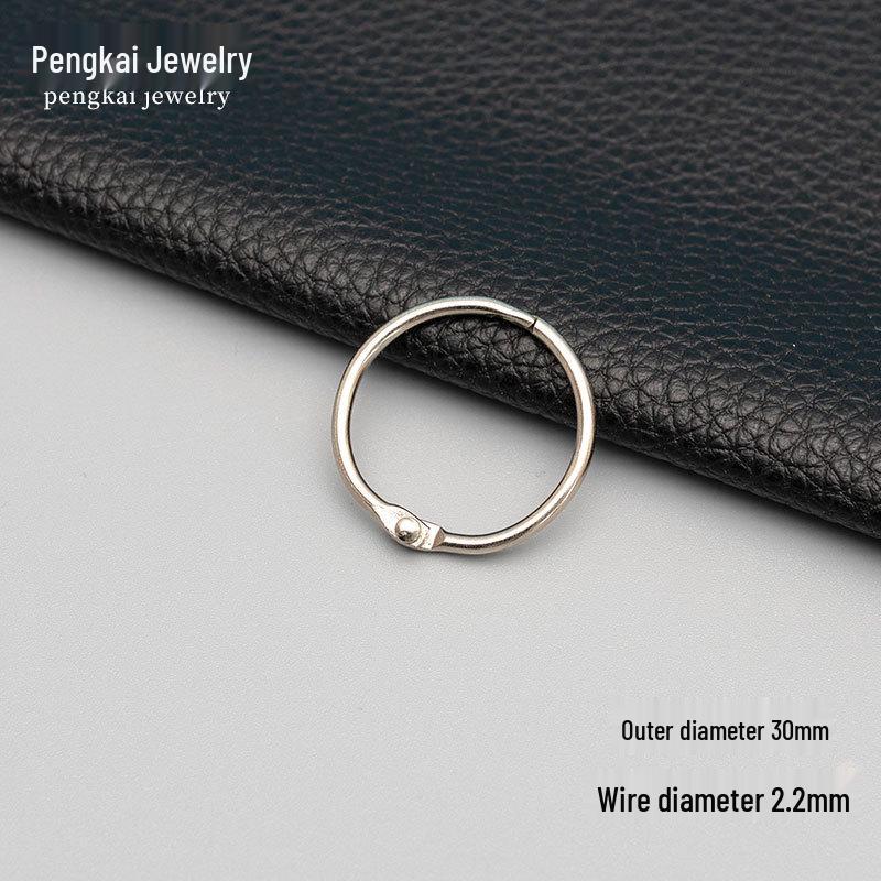 Металлические кольца-зажимы для DIY альбомов, украшений и брелоков