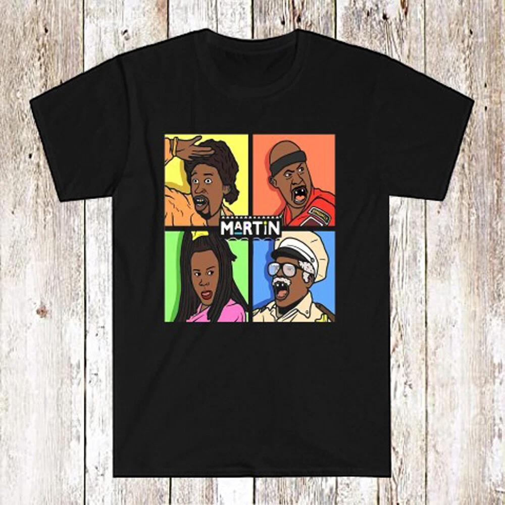 Men's and Women's T-shirts Martin TV Show Cartoon Style