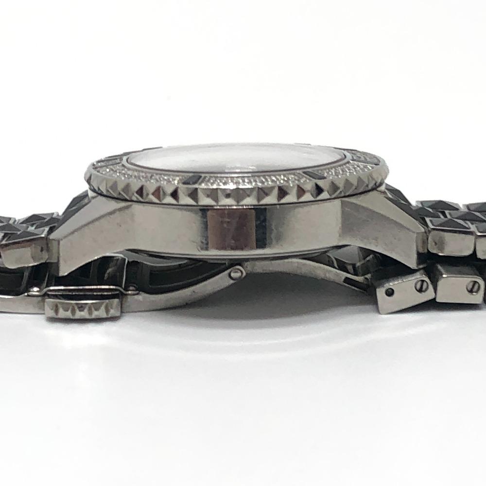 Dior CD113119 Хрустальный Алмазный Безель 16 Алмазов Кварцевые Часы с Датой Круглый Циферблат Наручные Часы