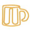 100Pcs Cup Shape Cute Paper Clips Plastic-coated Metal Small Paper Clips  Office Supplies