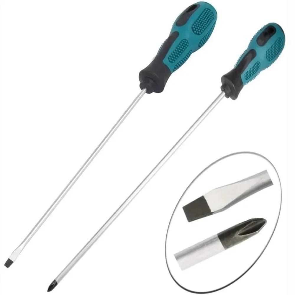 6mm Dia Magnetic Screwdriver Insulated Rubber Handle Slotted Screwdrivers Anti Slip Phillips Screwdriver Installation